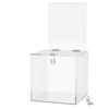 Marketing Holders 12 Inch Locking Ballot Box with Removable 8.5" x 11" Header Sign Holder Clear Acrylic Cube Contest Bin Perfect for Events Shows and Parties view 1