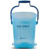 San Jamar Plastic Light Duty Ice Tote, 6 Gallons, Blue view 1