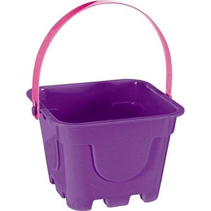 Amscan High Quality New Purple Square Pail, 4 1/4" x 5 3/4"