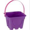 Amscan High Quality New Purple Square Pail, 4 1/4" x 5 3/4" view 1