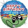 7 pc Video Game Controller Happy Birthday Level Up Balloon Bouquet Decoration view 2