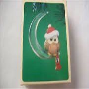 1984 Christmas Owl on Crescent Moonkeepsake Ornament by Hallmark