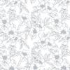 (Shimojima) Heiko 002310600 Wrapping Paper, Half Years, Coated Paper, Blueberries, 100 Sheets view 1