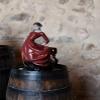 LLADR Buleria Flamenco Dancer Woman Figurine. Red. Porcelain Flamenco Figure. view 2