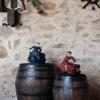 LLADR Buleria Flamenco Dancer Woman Figurine. Red. Porcelain Flamenco Figure. view 4