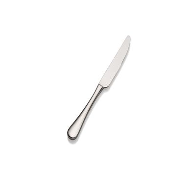 Bon Chef S4011 18/8 Stainless Steel Como Solid Handle Dinner Knife, 9-1/8" Length (Pack of 12)