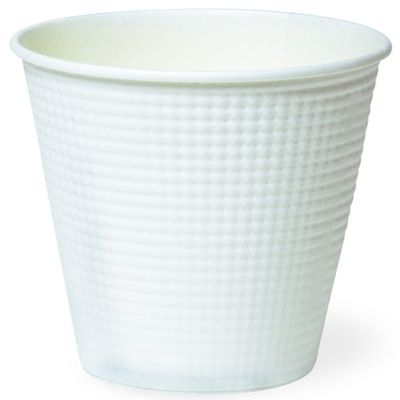 (Sunnap) Insulated Embossed Paper Cup, White Wheat 8.1 fl oz (260 ml), Pack of 50 SMP-260E AMZ260EMJ