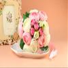 20PCS romantic Peony Bride toss flowers bouquet Creative simulation main of honnre sweet wedding bouquets bridesmaid bouquet view 3
