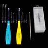 Airgoesin 2 Sets Lighted Tonsil Stone Removing Tool, with Case, 1 Stainless Steel Tonsil Tonsillolith Pick view 3