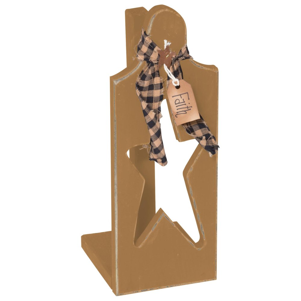 Farmhouse Paper Towel Holder (Mustard Yellow)