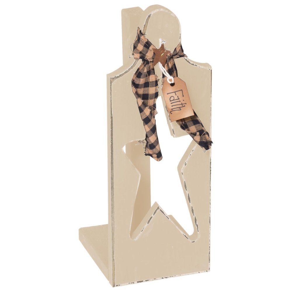 Farmhouse Paper Towel Holder, Country Tan