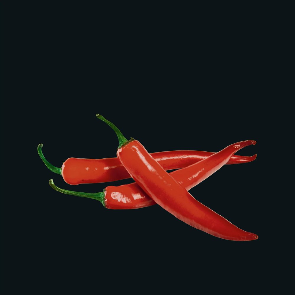 Wenko 2713100100 Glass splashback Hot Pepper - Splash Protection, Tempered Glass, 70 x 60 cm, Multicoloured