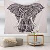 Trade Star Indian Tapestry Wall Hanging, Bohemian Elephant Bedding Queen, Hippie Wall Tapestries, Boho Dorm Decor, Cotton Picnic Blanket, Gypsy Beach Throw view 1