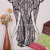 Trade Star Indian Tapestry Wall Hanging, Bohemian Elephant Bedding Queen, Hippie Wall Tapestries, Boho Dorm Decor, Cotton Picnic Blanket, Gypsy Beach Throw view 3