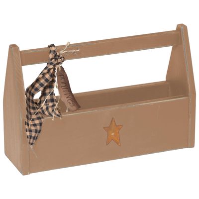 Farmhouse Decorative Tool Tote