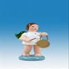 Rudolphs Schatzkiste Angel Musician Angel with gong Without Crown Height of Approx. 6 cm Felling Trees Gel Christmas Angel ore Mountains Wood view 1