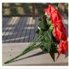 24PCS Continental Advanced handmade red Rose Wedding Bridal toss bouquet maid of honor Bridesmaid throwing Bouquets Artificial Flower view 2