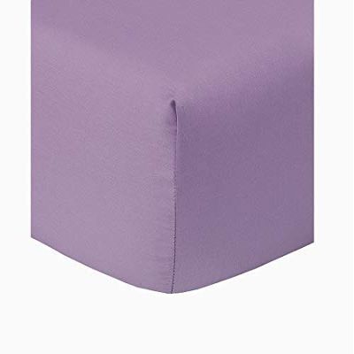 Acrilan Bedding Premium Quality 1 PC Fitted Sheet Bottom Sheet ONLY Fit Upto 20" inches Deep Pocket 800 Thread Count 100% Pure Egyptian Cotton Solid (Cal-King, Lilac).