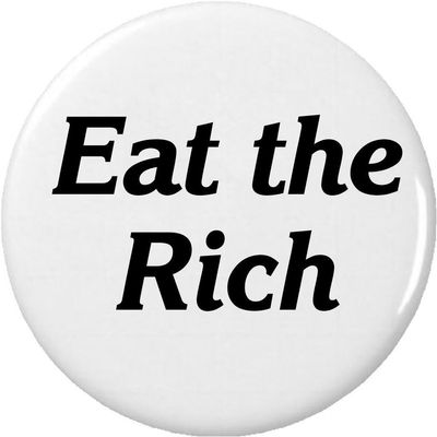 Eat the Rich 2.25" Large Magnet Nixon Anarchist Anti Capitalist Communist Fascism