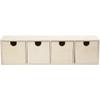 55766 Create Craft - 4 Drawer Box plywood 1pc view 3
