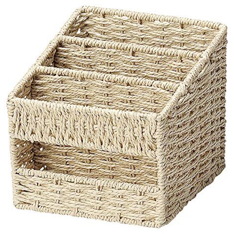 Chidorisangyou Remote Control Rack, Beige, W 6.3 x D 6.3 x H 4.3 (6.3 inches (16 x 16 x 1