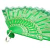 TRENDBOX Elegant Vintage Retro Flower Rose Lace Handheld Chinese Folding Fan For Dancing Ball Parties Ladies - Grass Green view 2