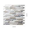 Tic Tac Tiles Peel and Stick Self Adhesive Removable Stick On Kitchen Backsplash Bathroom 3D Wall Tiles in Como Pebble (10 Sheets) view 2