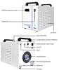 S&A 3000TG Industrial Water Cooling Machine Thermolysis Industrial Water Chiller for CO2 Glass Tube of Engraving Machine AC 1P 220-240V 50Hz view 4
