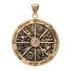 Dryad Design Wheel of the Year Pendant - Bronze Pagan Jewelry Wiccan Gift for Men or Women - 1.75 " view 1