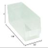 BOX USA BBINPS112CL Plastic Shelf Bins, 17 7/8" x 6 5/8" x 4", Clear (Pack of 20) view 2