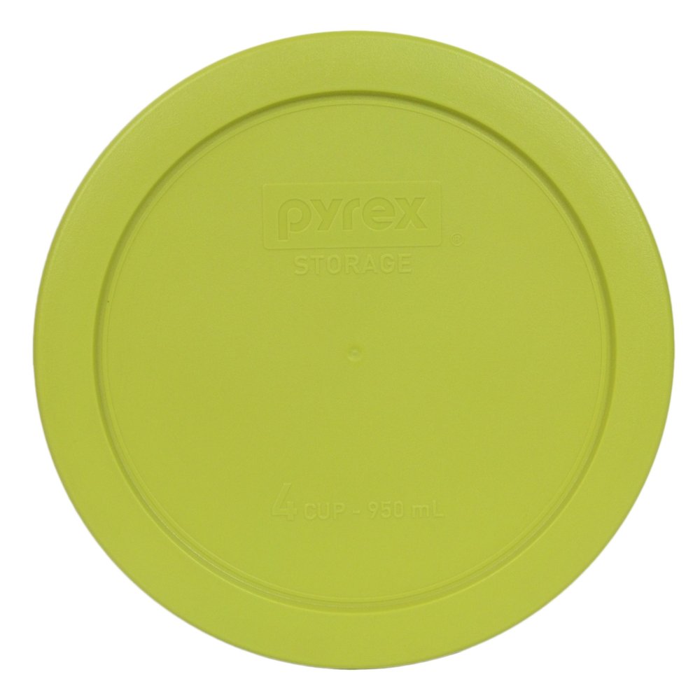 Pyrex 7201-PC Round 4 Cup Storage Lid for Glass Bowls (1, Edamame Green)
