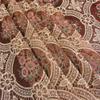 Simhomsen Vintage Burgundy Lace Tablecloth Embroidered Oval 60  120 Inch view 4