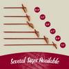 BambooMN 3.14" Bamboo Tea Knot Skewer Picks for Cocktails and Hors' D'oeuvres Party Supplies, 100 Pieces view 3