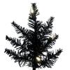 Vickerman 3' Black Fir Artificial Christmas Tree, Warm White Dura-lit LED Lights, Seasonal Indoor Home Decor view 2