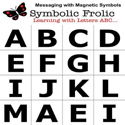 Learning with Letters ABC Refrigerator Magnets