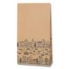 Shimojima Heiko 002500600 Paper Bags, Gusset, Fancy Bag, 4 Years Old, Newtown, 8.3 x 3.1 x 15.2 inches (21 x 8 x 38.5 cm), 100 Sheets view 1