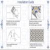 Authentic Tile Stickers by Mi Alma 24 PC Set Spanish Design Wall Tile Decal Perfect for Kitchen Backsplash or Bathroom Tiles Vinyl Art Easy to Install Peel and Stick (8x8 Inch, Classic Blue H120) view 3