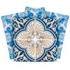 Authentic Tile Stickers by Mi Alma 24 PC Set Spanish Design Wall Tile Decal Perfect for Kitchen Backsplash or Bathroom Tiles Vinyl Art Easy to Install Peel and Stick (8x8 Inch, Talavera Blue H205) view 1