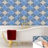 Authentic Tile Stickers by Mi Alma 24 PC Set Spanish Design Wall Tile Decal Perfect for Kitchen Backsplash or Bathroom Tiles Vinyl Art Easy to Install Peel and Stick (6x6 Inch, Classic Blue H120) view 4
