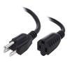 1ft (0.3M) 16AWG Heavy Duty (Power Extension Cord) Power Extension Cable 1 Feet (0.3 Meters) 3 Conductor (NEMA 5-15P to NEMA 5-15R) 13 Amp Power Cable CNE593166 (5 Pack) view 1