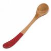 Banyo Painted Milk Spoon Curved Pattern Red view 1