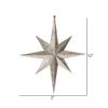 Vickerman 12" Rose Gold Iridescent Glitter Bethlehem Star Christmas Ornament, 2 per Box view 2