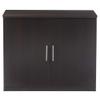 Safco MSCLDC Medina 2-Door Storage Cabinet, 36"W, Mocha Laminate view 3