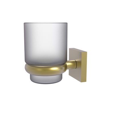 Allied Brass Montero Collection Wall Mounted Tumbler Toothbrush Holder, Satin Brass