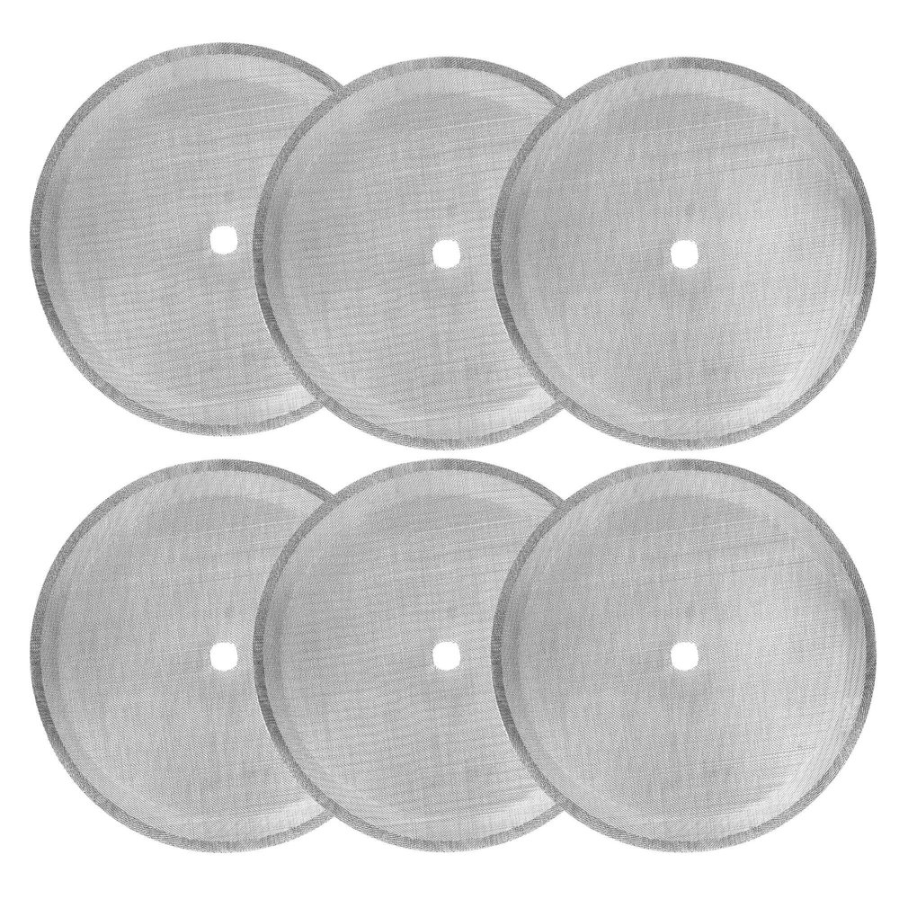 OVENTE 6 Pieces Mesh Replacement, Compatible with 34 Ounce Coffee French Press Brands, Universal Design of High-Grade Stainless-Steel Filter, ACPF7034S