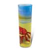 Puzzled Crab Full Shooter Shot Glass 1.84 Oz Quality Glassware for Bar Collection Novelty Liquor/Spirits Drinking Glass - Marine Life Beach Animal Nautical Theme view 3