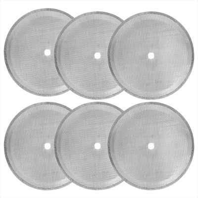 OVENTE 6 Pieces Mesh Replacement, Compatible with 27 Ounce Coffee French Press Brands, Universal Design of High-Grade Stainless-Steel Filter, ACPF7027S
