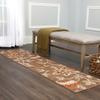 Home Dynamix Tremont Teaneck Contemporary Floral Runner Area Rug, Taupe/Pink, 1'9"x7'2" view 2