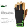 Hestra Job Kobolt Golden Flex Glove for Yard Week, General Projects and Precision Tasks - Black/Tan - 8 view 3