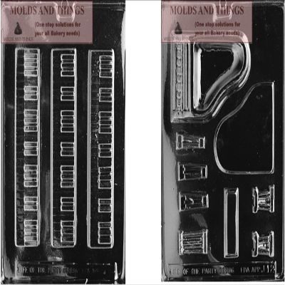 Piano Piano Keyboard Chocolate Candy Mold With  Candy Making Instruction